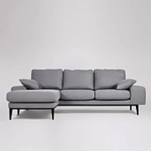 image of Swoon Tulum Smart Wool Corner Sofa - Left Hand Side - Corner Sofa - Pepper