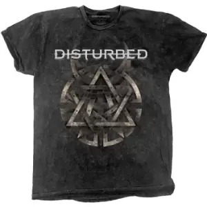 Image of Disturbed - Riveted Unisex Large T-Shirt - Grey
