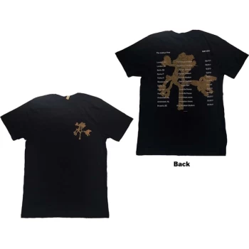 Image of U2 - Joshua Tree Dates 2017 Unisex Large T-Shirt - Black
