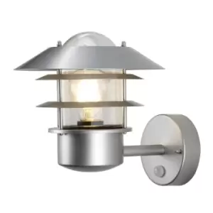 Image of Outdoor IP44 Wall Light Sconce 304 SS Silver LED E27 60W Bulb External d01146