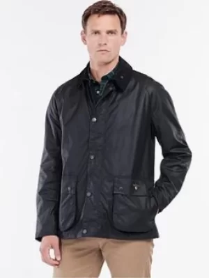 Image of Barbour Crested Strathyre Wax Jacket, Navy Size XL Men