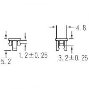 Image of LED socket Polyamide 6.6 Suitable for LED 3mm Snap in fixing KS
