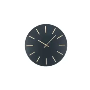 image of Pacific Lifestyle Black And Gold Wall Clock