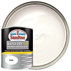Image of Sandtex Rapid Dry Plus Primer Undercoat Paint - White 750ml