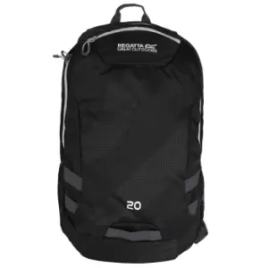 Image of Regatta Great Outdoors Brize II 20 Litre Rucksack (One Size) (Black/Light Steel)