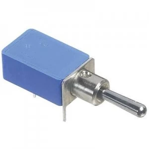 image of APEM 21236NA Toggle switch 250 V AC 2 A 1 x OnOn latch