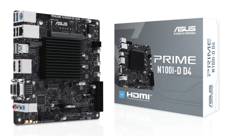 Image of Asus ASUS PRIME N100I-D D4 NA (integrated CPU) mini ITX 90MB1F70-M0EAYC