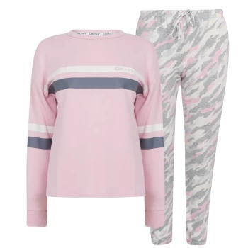 Image of DKNY HTC Top & Jogger Set - CamoPink 681