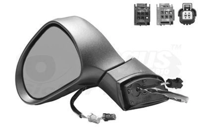 Image of VAN WEZEL Wing mirror VAN WEZEL 4029807