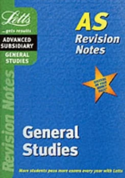 Image of General Studies. As Level Revision Notes Paperback