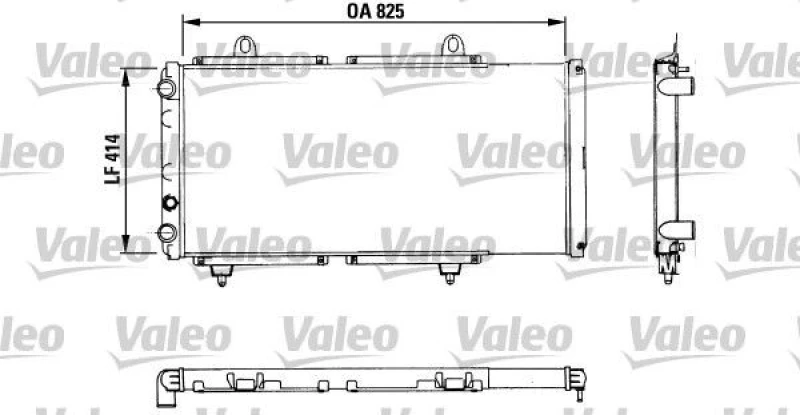 Image of Engine radiator VALEO 883765