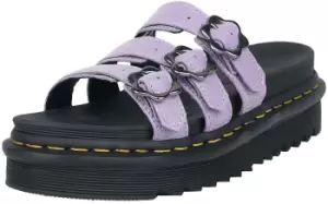 image of Dr. Martens Blaire Slide FLWR - Lilac Milled Nappa Sandal lilac