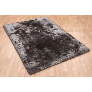 Image of Plush Zinc 160cm x 230cm Rectangle - Grey