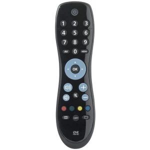 image of One For All Universal Remote Control - Black