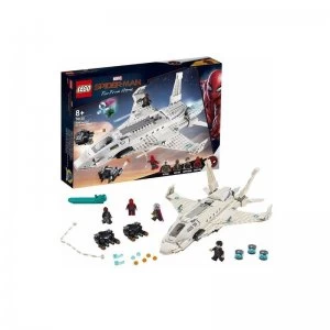 Image of LEGO Marvel Spiderman Stark Jet and the Drone Attack