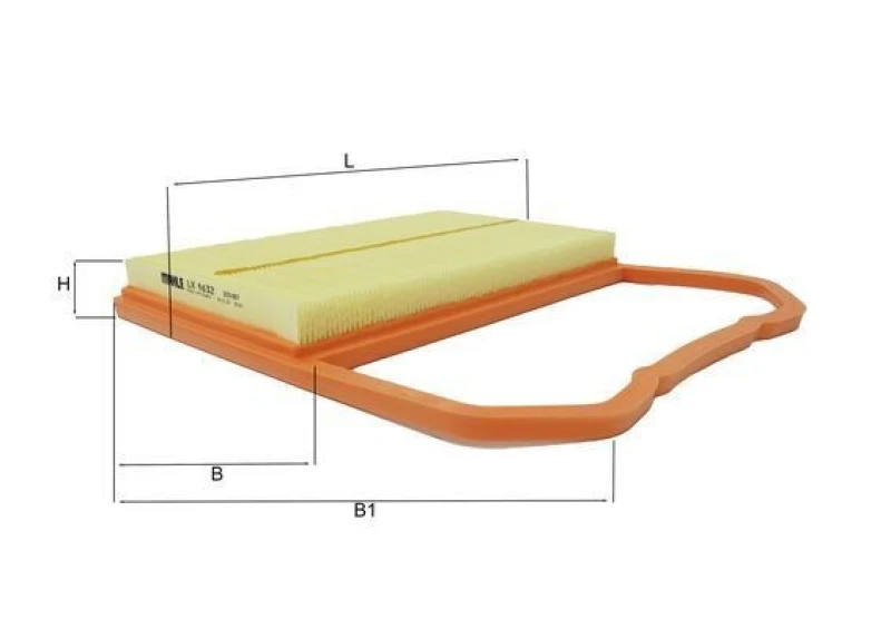 Image of Air filter MAHLE LX 4632