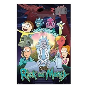 Image of Rick And Morty Poster Season 4 100
