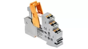 Image of Phoenix Contact, 24V dc Coil Non-Latching Relay DPDT, 10mA Switching Current DIN Rail, 2 Pole, 2903334