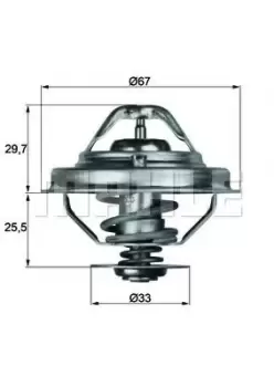 Image of Car TX-38-80D 70807824 by MAHLE Original