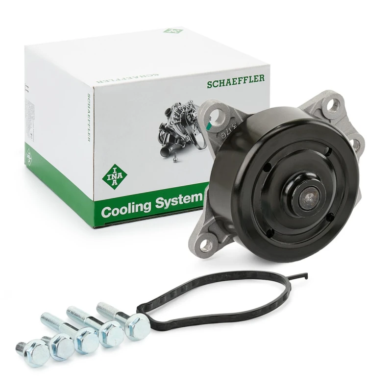 Image of INA 538 0562 10 Water pump with belt pulley, for V-ribbed belt use Water Pump (1260)