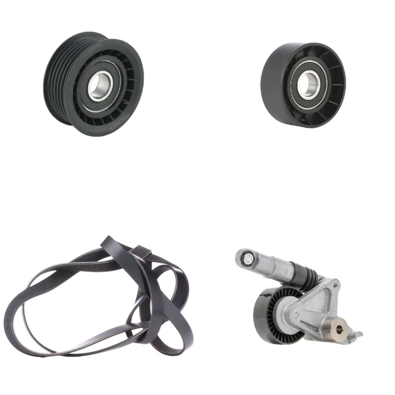 Image of RIDEX 542R0113 V-ribbed belt set Check alternator freewheel clutch & replace if necessary V-Ribbed Belt Set (542)