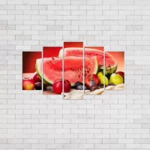 Image of 5MX-38 Multicolor Decorative MDF Painting (5 Pieces)