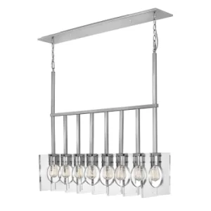 Image of Lisa McDennon by Hinkley Ludlow 8 Light Pendant Polished Nickel