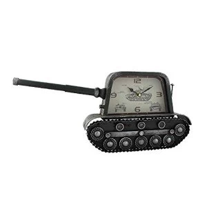 image of Hometime Mantel Clock - Military Tank