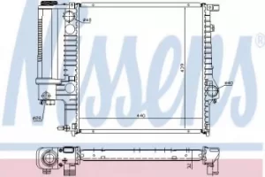 image of 60623A Nissens Car Radiator Thermal Control engine cooling