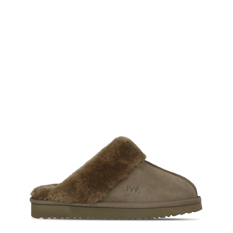 Image of Jack Wills Mule Slippers - Green Green 3