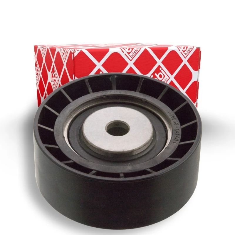 Image of FEBI BILSTEIN 12286 Idler Pulley Plastic Deflection/Guide Pulley,v-ribbed belt (312)