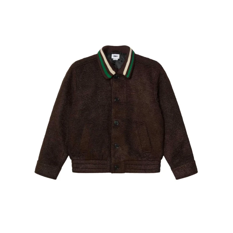 Image of Obey Womens jacket Obey Arden Marron Female S