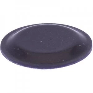 image of Foot self adhesive circular Black x H 19mm x 1.9mm TOOLCR