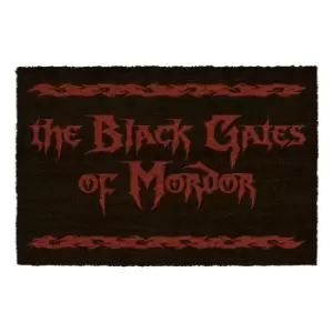 image of Lord of the Rings Doormat The Black Gates of Mordor 60 x 40 cm