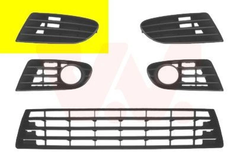 Image of VAN WEZEL Bumper grill VAN WEZEL 5895592