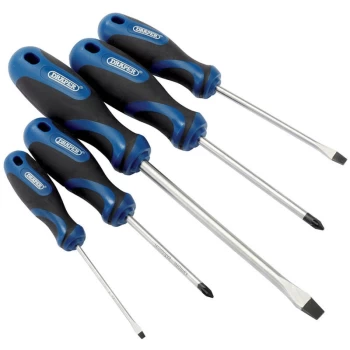 image of 09783 Soft Grip Screwdriver Set (5 Piece) - Draper