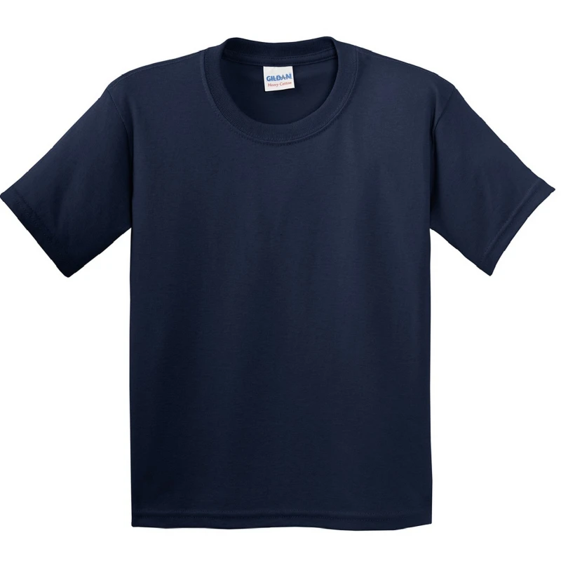 Image of Gildan Youth Heavy Cotton T-Shirt in Navy Size: Medium Navy Unisex M
