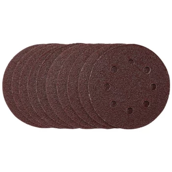 Image of Draper - 53498 Sanding Discs, 115mm, 40 Grit, Hook & Loop (10 Pack)