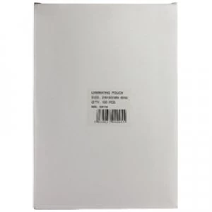 image of Nice Price A4 Lightweight Laminating Pouch 80 Micron Pack of 100 WX04114