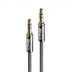 image of Lindy 35320 audio cable 0.5 m 3.5mm Anthracite