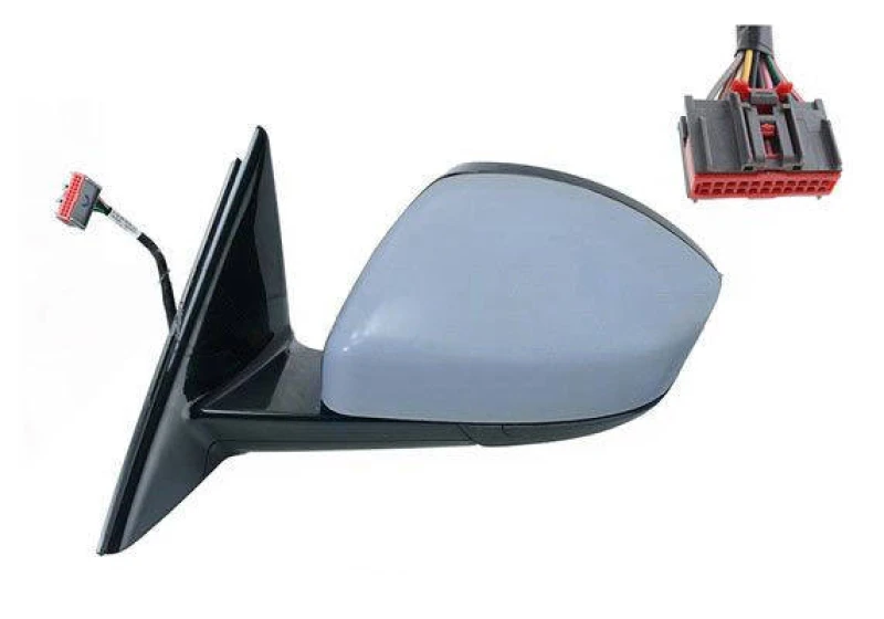 Image of ALKAR 9047054 Wing mirror Left, Electric, with Peripheral Lighting, primed Outside Mirror (50)