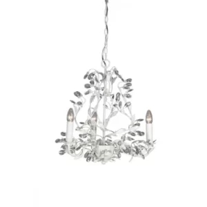 Michelan 3 Light Multi Arm Chandeliers White Frosted