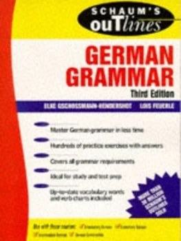 Image of Schaums Outline of German Grammar by Elke Gschossmann-Hendershot Paperback