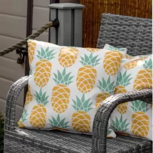 image of Streetwize Outdoor Pair of Scatter Cushions Pineapple