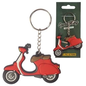 Image of Scooter (Pack Of 6) PVC Keyring