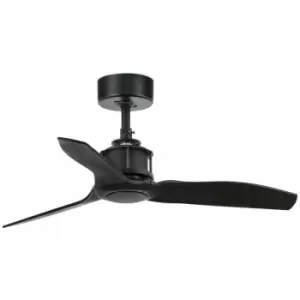 Image of Faro JUST - Matt Black Ceiling Fan With DC Motor 81cm Smart - Remote Included