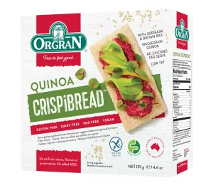 image of Orgran Multigrain Crispbread With Quinoa 125g