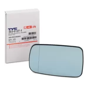 image of TYC Wing Mirror Glass BMW 303-0127-1 51168247132,8247132