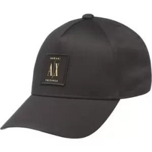 Image of Armani Exchange Man'S Baseball Hat - Black