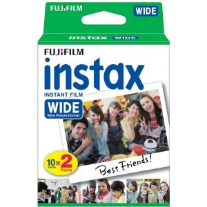 image of Fuji instax Wide film Photo Paper Twin Pack 5 Packs